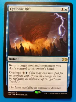 MTG 1x Cyclonic Rift # 47 Double Masters Modern Magic the Gathering Card x1 NM - Image 1