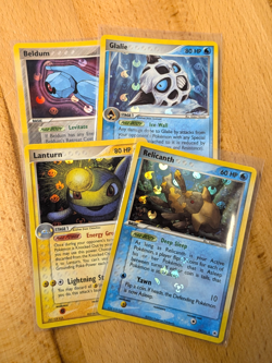 2004 EX Hidden Legends Reverse Holo Vintage Mixed Lot 4-Cards Lanturn Beldum LP - Image 1