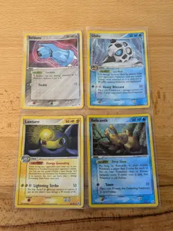 2004 EX Hidden Legends Reverse Holo Vintage Mixed Lot 4-Cards Lanturn Beldum LP - Image 2