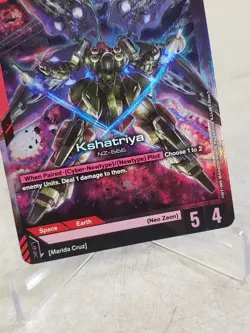 Japanese Gundam Card Game Kshatriya GD01-044 LR New Type Rising - Image 3