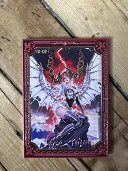 One Piece CCG Goddess Pudding Metal Card - Dark Angel Iron Wing Demon /90 - Image 1