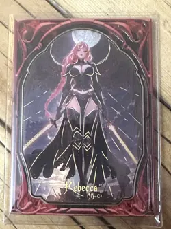 One Piece CCG Goddess Rebecca Metal Card - Dark Red Dual Swords /45 - Image 1