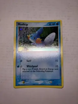 Pokemon (Holo) MUDKIP Card BLACK STAR PROMO Set Set #018 EX Deck Tin - Image 1
