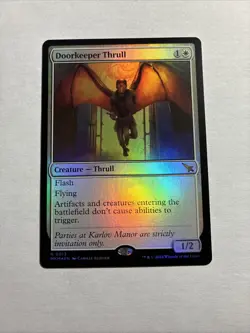 Doorkeeper Thrull - Murders at Karlov Manor Foil MTG Plus Bonus Card!!! - Image 1