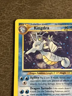 Kingdra 8/111 Neo Genesis WOTC Vintage Holo Pokemon Card LP - Image 2