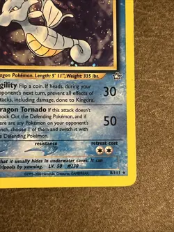 Kingdra 8/111 Neo Genesis WOTC Vintage Holo Pokemon Card LP - Image 4