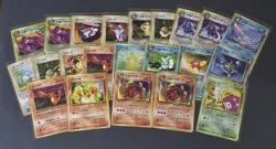 Japanese Team Rocket Dark Charmeleon, Eevee and Other Pokemon Card Lot NM - Image 1