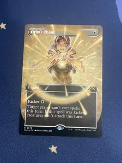 MTG BORDERLESS Orim's Chant 323 Modern Horizons 3 Magic the Gathering - Image 1