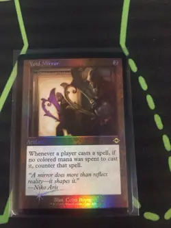 MTG Magic The Gathering Void Mirror Foil Retro Frame Artifact Commander - Image 1