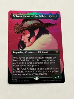 Selvala, Heart Of The Wilds Textured Foil Commander Masters NM MTG 1064 - Image 1