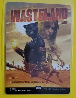 Wasteland |NM| Encyclopedia Secret Lair Magic MTG Non-Foil - Image 1