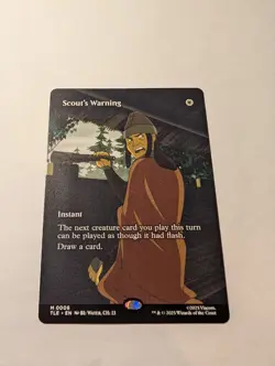Scout's Warning (Borderless) 6 M Avatar: The Last Airbender Eternal-Legal NM MTG - Image 1