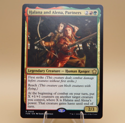 Halana and Alena, Partners | #659 | Rare | Regular | Foundations | MTG - Image 1