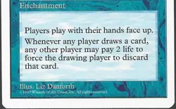 ZUR'S WEIRDING 5th Edition Magic The Gathering MTG rare blue enchantment - Image 3