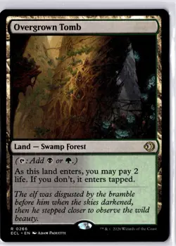 Overgrown Tomb Lorwyn Eclipsed Regular NM R 0266 - Image 1