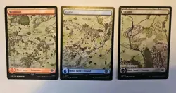 Lord Of The Rings/Magic The Gathering Lands, All 5 Colors - Image 5