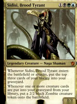 Khans of Tarkir #199 Sidisi, Brood Tyrant - Image 1