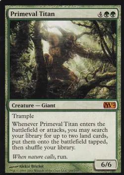 MTG Core Set 2012 - Primeval Titan - M12 188 - Regular LP - Image 3