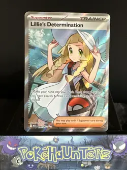 Pokemon Card 169/132 Lillies Determination Secret Rare Mega Evolution Trainer NM - Image 1