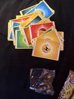 Pokemon TCG Scarlet & Violet Assortment 105 Holos 8 Packs 50+Sleeves Vstar Lot - Image 2