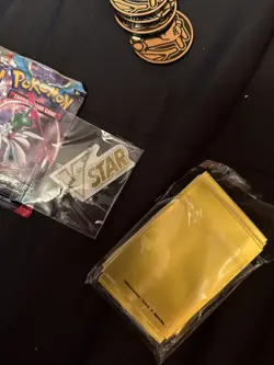Pokemon TCG Scarlet & Violet Assortment 105 Holos 8 Packs 50+Sleeves Vstar Lot - Image 3