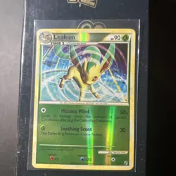 Pokemon Leafeon 17/90 Reverse Holo Undaunted LP Card - Image 2