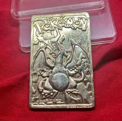 Pokemon 23K Gold Plated #6 Charizard Trading Card - Burger King Edition - Image 1