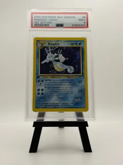 2000 Pokemon Neo Genesis 1st Edition Kingdra Holo #8/111 PSA 9 - Image 1