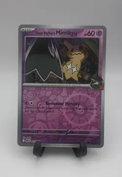 Destined Rivals 087/182 Team Rocket's Mimikyu Reverse Holo Pokemon TCG - Image 1