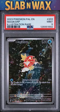 Tcg 2023 Pokemon Pal En-Paldea Evolved Magikarp #203 PSA 9 - Image 1