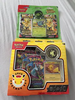 Pokemon Day 2026 Collection & Ascended Heroes Erika 2 Pack Blister Fast Bundle - Image 1