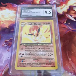 Pokemon 2002 Light Flareon Neo Destiny - 1st Edition 46/105 CGC 9.5 PSA MINT+ - Image 1