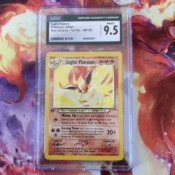 Pokemon 2002 Light Flareon Neo Destiny - 1st Edition 46/105 CGC 9.5 PSA MINT+ - Image 5