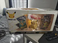 Pokemon TCG Celebrations Pikachu VMAX Premium Figure Collection Box - Sealed - Image 1
