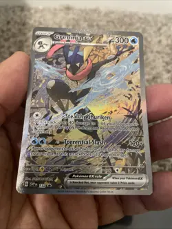 Greninja ex 132 Pokemon Shrouded Fable Black Star Promo Alt Art - Image 1