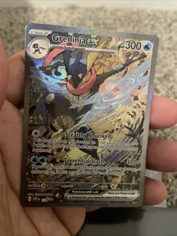 Greninja ex 132 Pokemon Shrouded Fable Black Star Promo Alt Art - Image 4