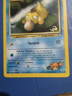 Pokemon TCG Misty's Psyduck With Stamp And Misty's Golduck Holo - Image 4