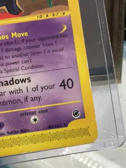 Pokemon Gengar Expedition Non-Holo Rare 48/165 - Image 3