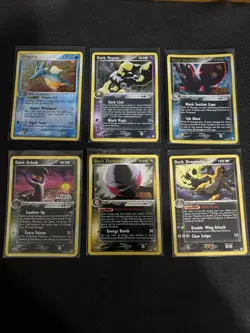 Pokemon TCG 2004 EX Team Rocket Returns Lot Of 6 Holo, Non-holo, And Reverse - Image 1