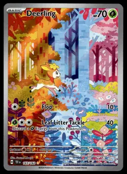 Pokemon TCG SV05: Temporal Forces #165/162 Deerling Holo NM - Image 1