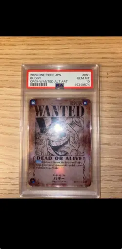PSA 10 Buggy OP09-051 Wanted R-SPC Emperors in the New World ONE PIECE Japanese - Image 2