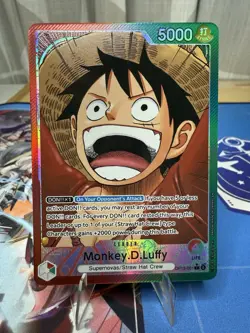 Monkey D. Luffy OP13-001 Alt Art Leader Carrying On His Will OPTCG English LP - Image 1
