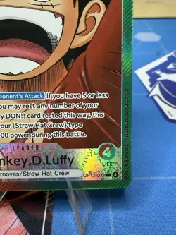 Monkey D. Luffy OP13-001 Alt Art Leader Carrying On His Will OPTCG English LP - Image 4