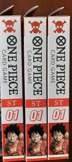 (3) One Piece Starter Decks ST-01 X3 Lot. Sealed Luffy English Brand New - Image 3