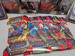 Pokemon Card Lot All New 15 Tins 11 Packs - Image 2