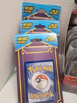Pokemon Card Lot All New 15 Tins 11 Packs - Image 3