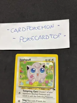 Pokemon Card Jigglypuff 8/18- Eng-no Holo-Nm! - Image 2