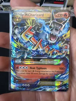 Pokemon Mega M Charizard-EX Holo Ultra Rare Card 12/83 - Image 1