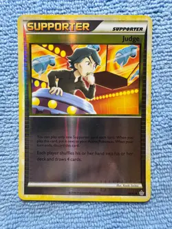 Judge 78/95 Uncommon Unleashed Reverse Holo Pokemon Card - HP - Image 2