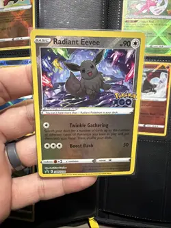 Pokemon TCG Radiant 17 Card Lot Near Mint Charizard Eevee Greninja pokemon go - Image 5